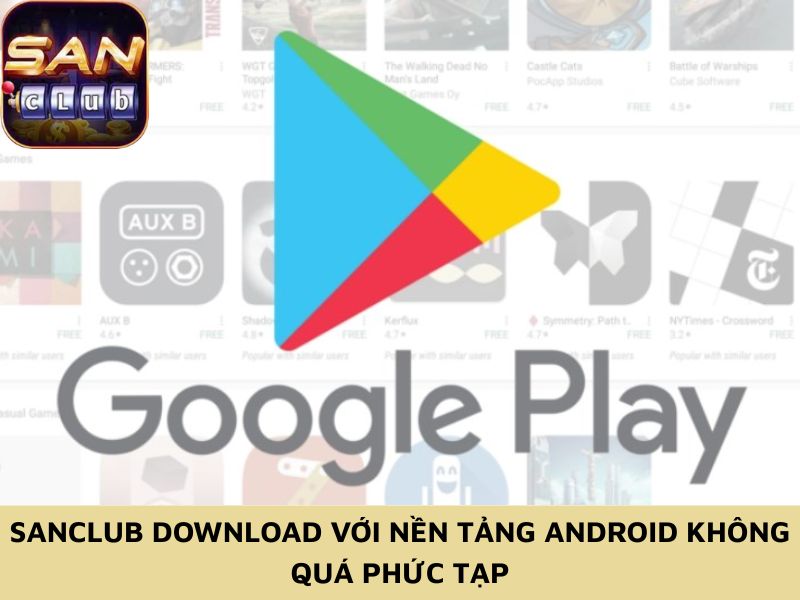 tải game sanclub với nền tảng Android không quá phức tạp